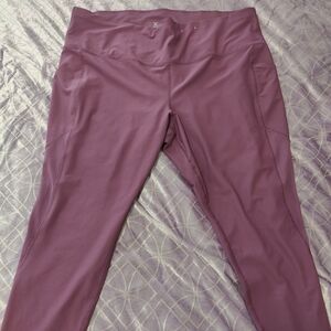 Xersion Mauve 7/8 Ankle Leggings